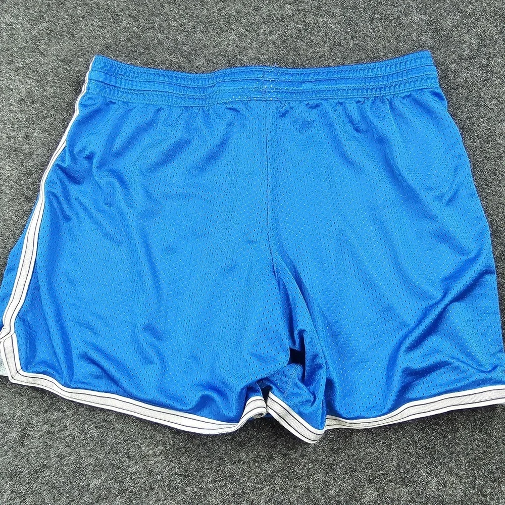 Nike Dri-FIT Running Shorts Women's Large Blue Lined Athletic Drawstring Y2K Era